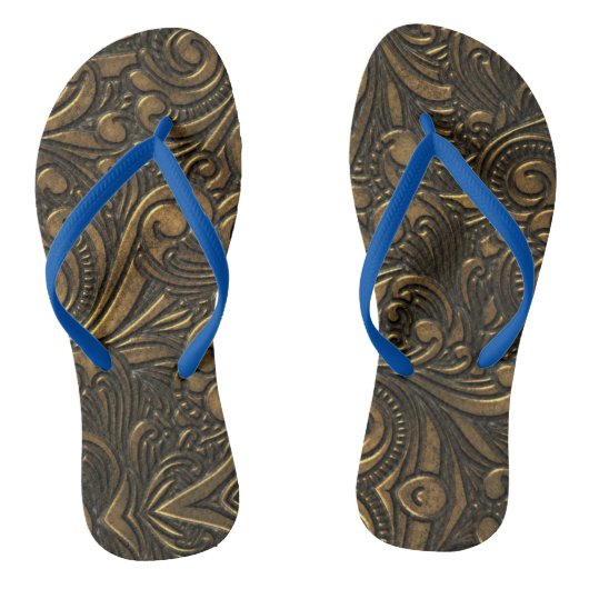 Stoomtech Grunge Cool Sciencefiction Bronzen Krull Teenslippers (Voetbed)