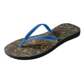 Stoomtech Grunge Cool Sciencefiction Bronzen Krull Teenslippers (Schuin)