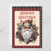 Stoomtech Hipster Sinterklaas Feestdagenkaart (Voorkant)