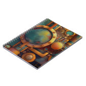 Stoomtech Industriele Geometrische Kunst Notitieboek (Linkerzijde)
