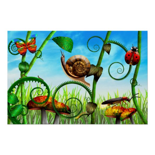 Stoomtech - Insecten - Evolutie kost tijd Poster (Voorkant)