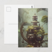 Stoomtech Junglehuis Briefkaart (Voorkant / Achterkant)