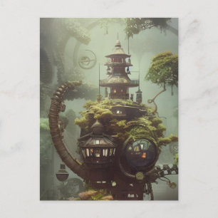 Stoomtech Junglehuis Briefkaart