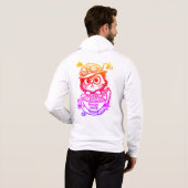Stoomtech Kat Anime Rits Kapmantel Heren Grappig Hoodie (Achterkant volledig)