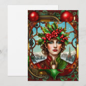 Stoomtech Kerst Elf Feestdagenkaart (Voorkant / Achterkant)