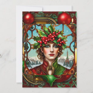 Stoomtech Kerst Elf Feestdagenkaart