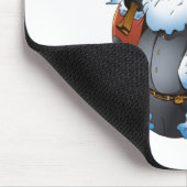 Stoomtech Kerstman Kerstmis Vintage Stijl Muismat (Hoek)