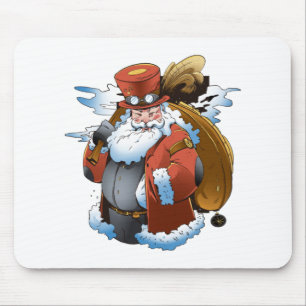 Stoomtech Kerstman Kerstmis Vintage Stijl Muismat