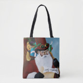 Stoomtech Kerstman Victoriaanse Kerst Fantasie Kun Tote Bag (Voorkant)