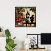 Stoomtech Kerstposter Poster (Thuiskantoor)