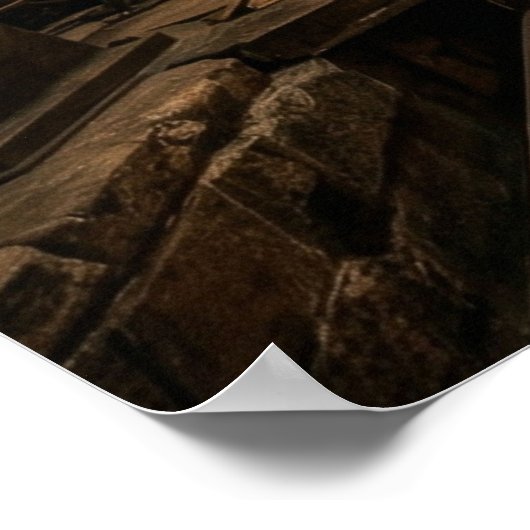 Stoomtech Opwindbare Machinehal Poster (Hoek)