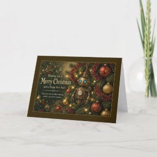 Stoomtech Robot Ornament Kerstkaart Kaart