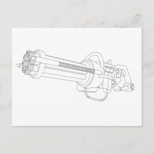 Stoomtech Rotatie Pistool Briefkaart (Voorkant)