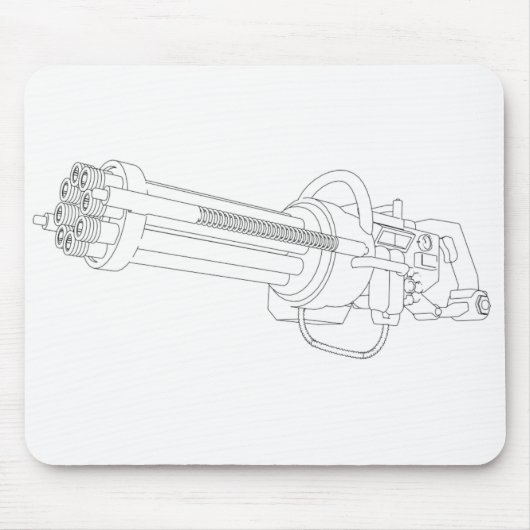 Stoomtech Rotatie Pistool Muismat (Voorkant)
