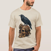 Stoomtech Schedel en Raaf T-shirt (Voorkant)