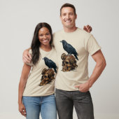 Stoomtech Schedel en Raaf T-shirt (Unisex)