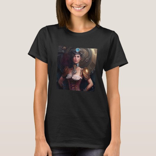 Stoomtech Sciencefictionpersonage 1 T-shirt (Voorkant)