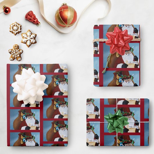 Stoomtech Sinterklaas Victoriaanse Kerst Fantasie Inpakpapier Vel