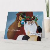 Stoomtech Sinterklaas Victoriaanse Kerst Fantasie  Kaart (Voorkant)
