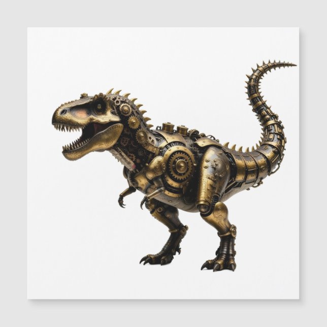 Stoomtech T-Rex Mech – Messing Dino Beest (Voorkant)
