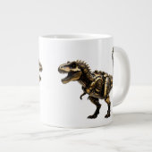 Stoomtech T-Rex Mech – Messing Dino Beest Grote Koffiekop (Voorkant rechts)