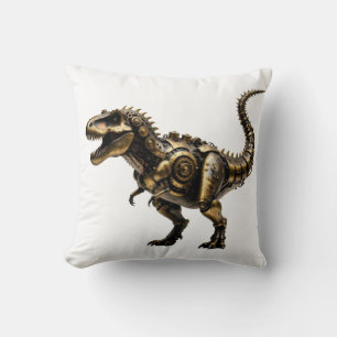 Stoomtech T-Rex Mech – Messing Dino Beest Kussen