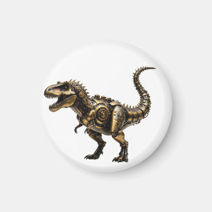 Stoomtech T-Rex Mech – Messing Dino Beest Magneet