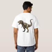 Stoomtech T-Rex Mech – Messing Dino Beest T-shirt (Achterkant volledig)