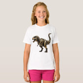 Stoomtech T-Rex Mech – Messing Dino Beest T-shirt (Voorkant volledig)