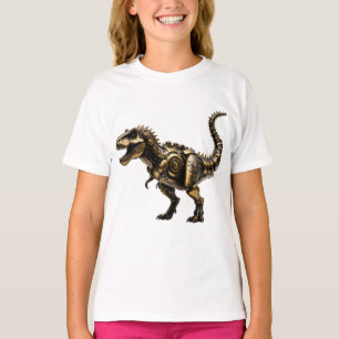 Stoomtech T-Rex Mech – Messing Dino Beest T-shirt