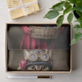 Stoomtech Tijgerkat & Besmand Decoupage DY6L Tissuepapier (Geschenk)