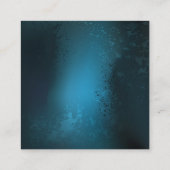 Stoomtech turquoise Achtergrond met Tandwielen Aanbevelingskaartje (Achterkant)