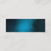 Stoomtech turquoise Achtergrond met Tandwielen Mini Visitekaartje (Achterkant)