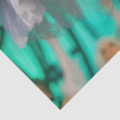 Stoomtech Victoriaans Futuristische Groene Danser Tissuepapier (Detail)