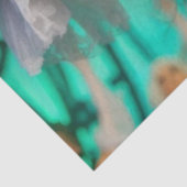 Stoomtech Victoriaans Futuristische Groene Danser Tissuepapier (Detail)