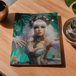 Stoomtech Victoriaans Futuristische Groene Danser Tissuepapier