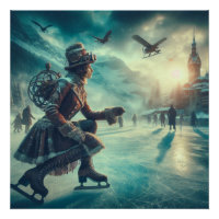 Stoomtech-Victoriaanse Fantasy Winterboodschapper