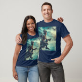 Stoomtech-Victoriaanse Fantasy Winterboodschapper T-shirt (Unisex)