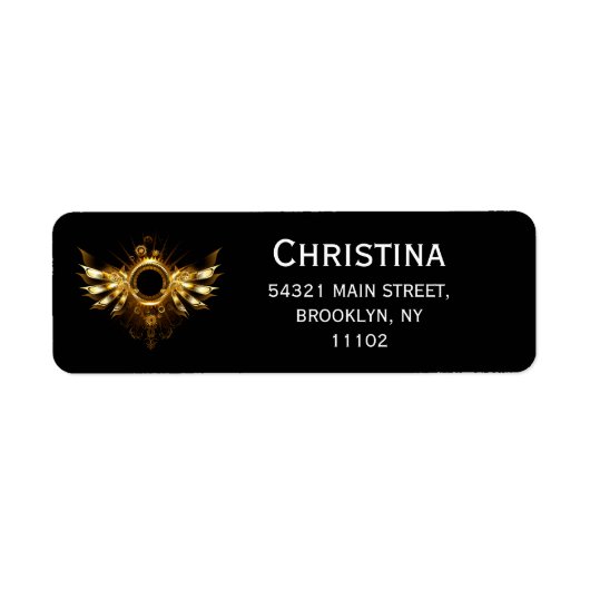 Stoomtech vleugels etiket (Voorkant)