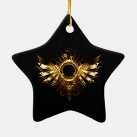 Stoomtech vleugels keramisch ornament (Achterkant)