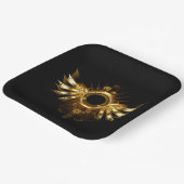 Stoomtech vleugels papieren bordje (Gebogen)