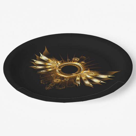 Stoomtech vleugels papieren bordje (Gekanteld)