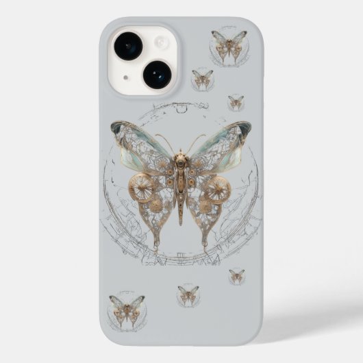 Stoomtech Vlinder Shirt  Case-Mate iPhone Case (Achterkant)