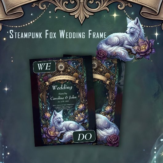 Stoomtech Vos Huwelijksframe.  Kaart