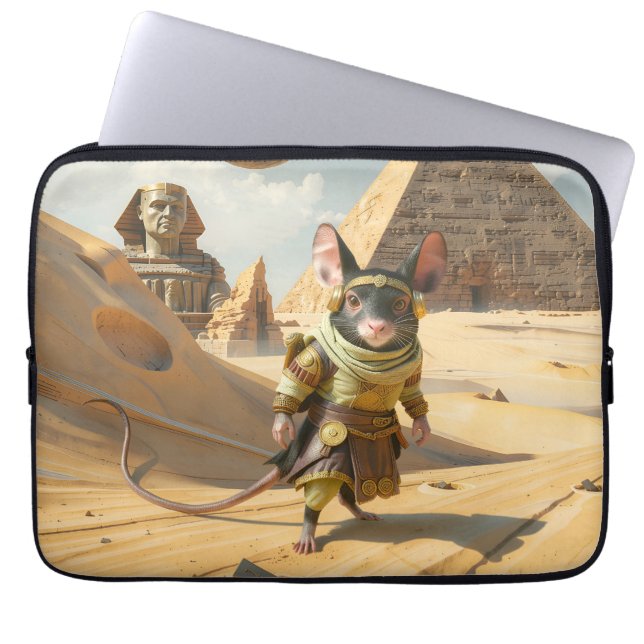 Stoomtech Woestijnonderzoeker Muis  Laptop Sleeve (Voorkant)