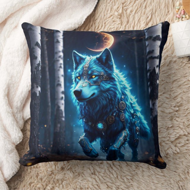 Stoomtech Wolf  Kussen (Deken)
