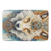 Stoomtech Wolf met Roestklauw Badmat (Voorkant)