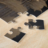 Stoomtechdeur met bloemen legpuzzel (Zijkant)