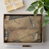 Stoomtechiek Vintage Victoriaanse Decoupage Tandwi Tissuepapier (Geschenk)