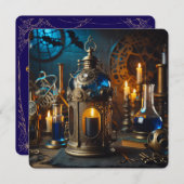 Stoomtechneuten Victoriaans Gotische Wetenschaps L Kaart (Voorkant / Achterkant)